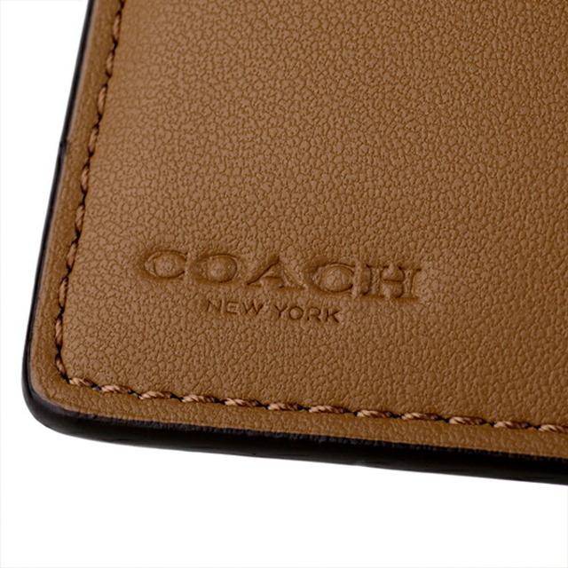 COACH(コーチ)の新品 コーチ COACH 2つ折り財布 レザー パーフォレーテッド ミディアム コーナー ジップ ウォレット ホワイト 白 レディースのファッション小物(財布)の商品写真