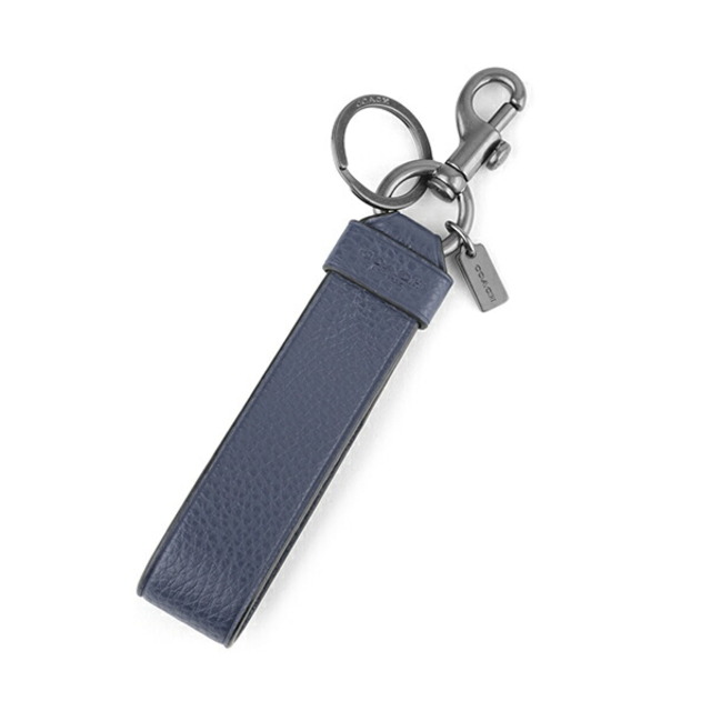 COACH(コーチ)の新品 コーチ COACH キーホルダー LARGE LOOP KEYFOB ブルー 青 レディースのファッション小物(キーホルダー)の商品写真