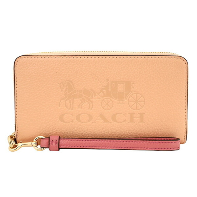 【美品】コーチ COACH ジェス　ホースアンドキャリッジ　デカロゴ　シボ革