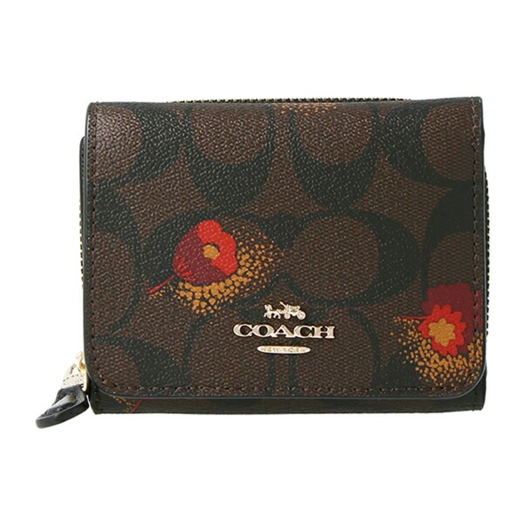 COACH - 新品 コーチ COACH 3つ折り財布 SMALL TRIFOLD WALLET