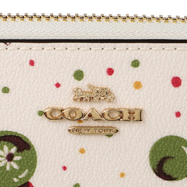 COACH(コーチ)の新品 コーチ COACH 長財布(ラウンドファスナー) ロング ジップ アラウンド ウォレット ホワイト 白 レディースのファッション小物(財布)の商品写真