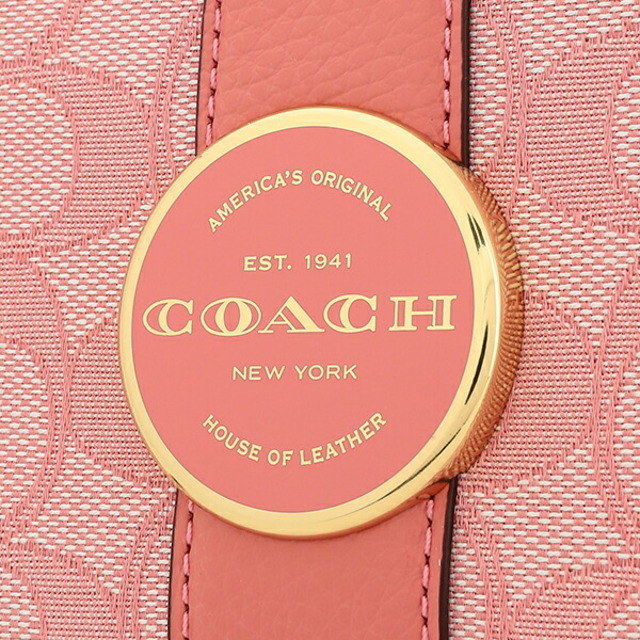 COACH(コーチ)の新品 コーチ COACH 2つ折り財布 ロニー スモール ジップ アラウンド ウォレット ピンク ゴールド レディースのファッション小物(財布)の商品写真