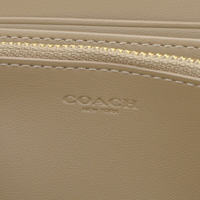 COACH(コーチ)の新品 コーチ COACH 長財布(ラウンドファスナー) ロング ジップ アラウンド ウォレット ホワイト 白 レディースのファッション小物(財布)の商品写真