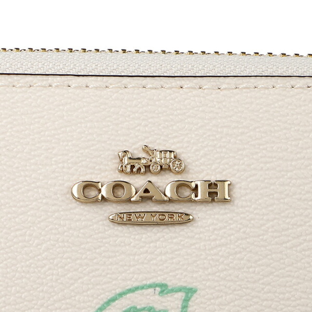 COACH(コーチ)の新品 コーチ COACH 長財布(ラウンドファスナー) ロング ジップ アラウンド ウォレット ホワイト 白 レディースのファッション小物(財布)の商品写真