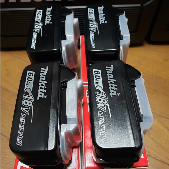 マキタ 純正バッテリー BL1860B ×4個【新品・送料無】領収書発行可能