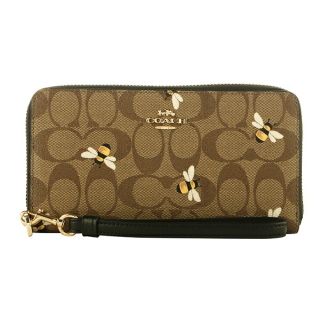 コーチ(COACH)の新品 コーチ COACH 長財布(ラウンドファスナー) ロング ジップ アラウンド ウォレット ブラウン 茶(財布)