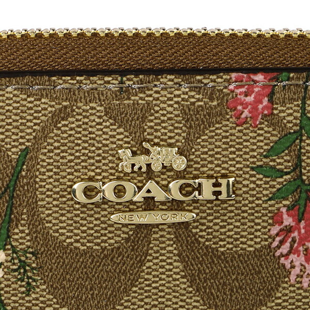 COACH(コーチ)の新品 コーチ COACH 長財布(ラウンドファスナー) ロング ジップ アラウンド ウォレット ブラウン 茶 レディースのファッション小物(財布)の商品写真