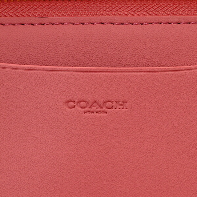 COACH(コーチ)の新品 コーチ COACH 長財布(ラウンドファスナー) ラージ フォン ウォレット ピンク ゴールド レディースのファッション小物(財布)の商品写真