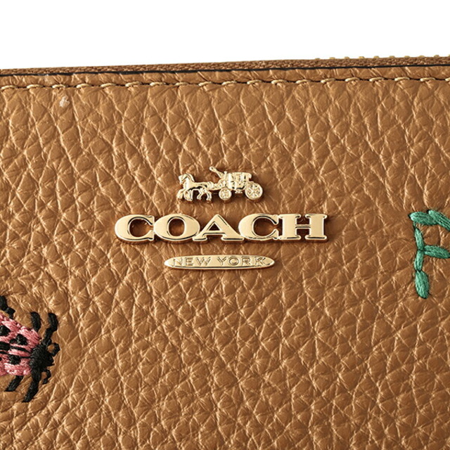 COACH(コーチ)の新品 コーチ COACH 長財布(ラウンドファスナー) ミディアム ID ジップ ウォレット ブラウン 茶 レディースのファッション小物(財布)の商品写真