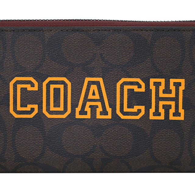 新品/未使用　COACH 長財布 ヴァーシティ モチーフ CB856 ブラウン