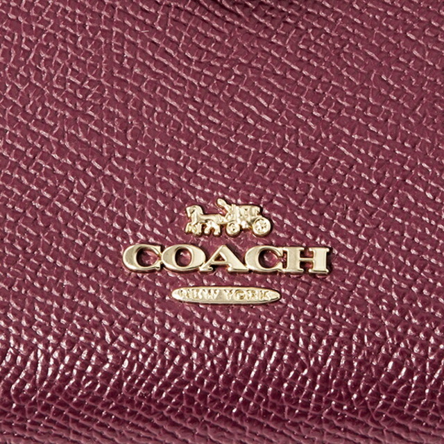 COACH(コーチ)の新品 コーチ COACH 2つ折り財布 ミディアム コーナー ジップ ウォレット パープル系 紫 レディースのファッション小物(財布)の商品写真