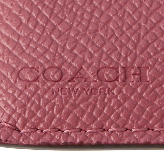 COACH(コーチ)の新品 コーチ COACH 2つ折り財布 ミディアム コーナー ジップ ウォレット ピンク レディースのファッション小物(財布)の商品写真