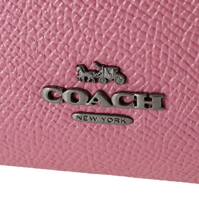 COACH(コーチ)の新品 コーチ COACH 2つ折り財布 ミディアム コーナージップ ウォレット ピンク レディースのファッション小物(財布)の商品写真