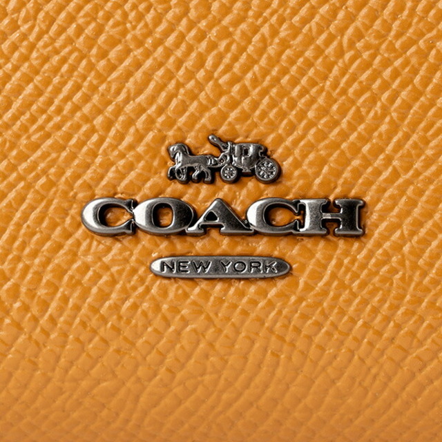 COACH(コーチ)の新品 コーチ COACH 2つ折り財布 ミディアム コーナー ジップ ウォレット イエロー 黄色 レディースのファッション小物(財布)の商品写真