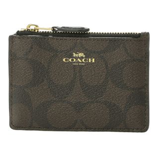 コーチ(COACH)の新品 コーチ COACH コインケース ミニスキニーIDケース ブラウン(コインケース)