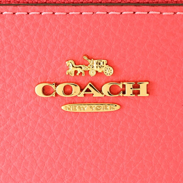 COACH(コーチ)の新品 コーチ COACH 長財布(ラウンドファスナー) アコーディオン ジップ ピンク レディースのファッション小物(財布)の商品写真