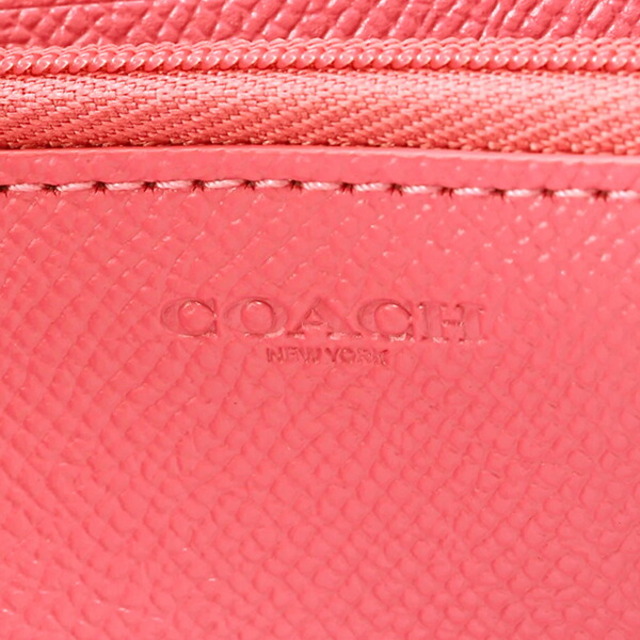 COACH(コーチ)の新品 コーチ COACH 長財布(ラウンドファスナー) アコーディオン ジップ ピンク レディースのファッション小物(財布)の商品写真