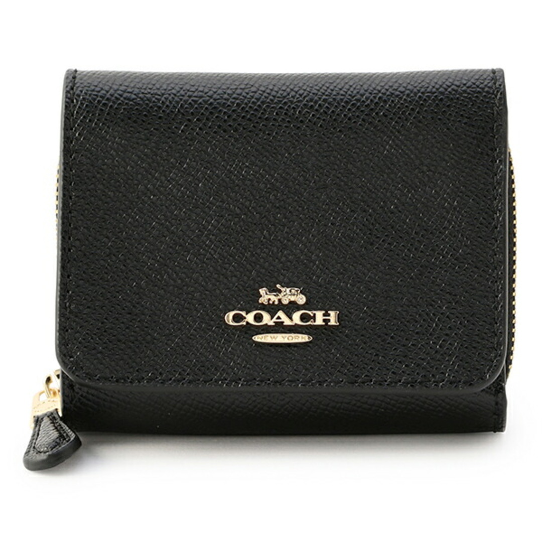 COACH(コーチ)の新品 コーチ COACH 3つ折り財布 スモール トライフォールド ブラック 黒 レディースのファッション小物(財布)の商品写真