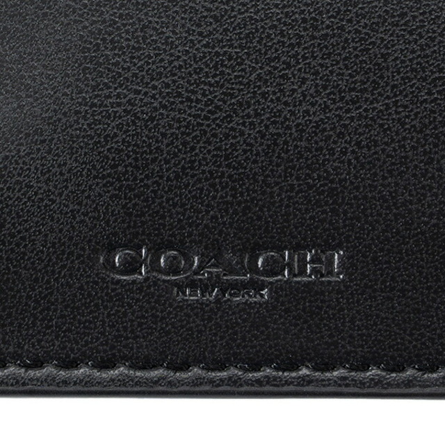 COACH(コーチ)の新品 コーチ COACH 2つ折り財布 ミディアム エンベロープウォレット ブラック 黒 レディースのファッション小物(財布)の商品写真