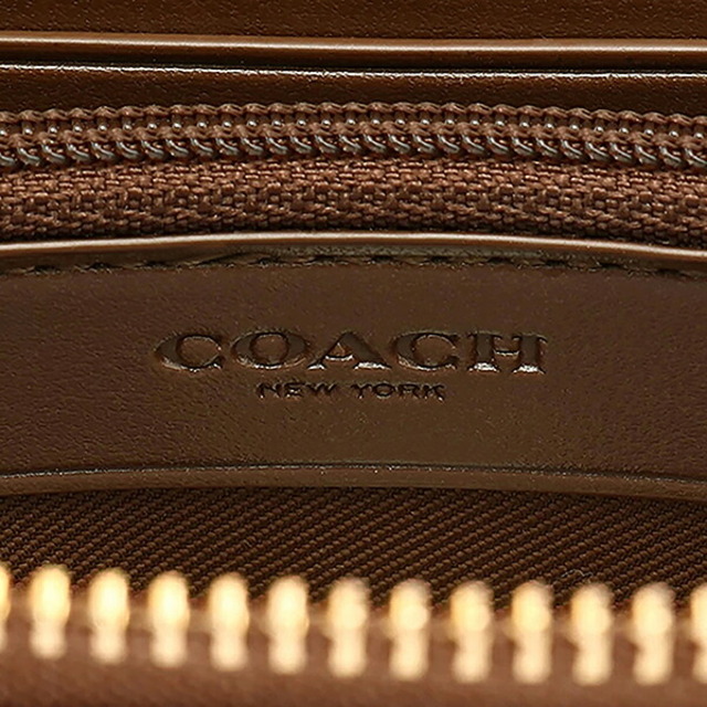 COACH(コーチ)の新品 コーチ COACH 長財布 L ジップウォレット カーキ レディースのファッション小物(財布)の商品写真