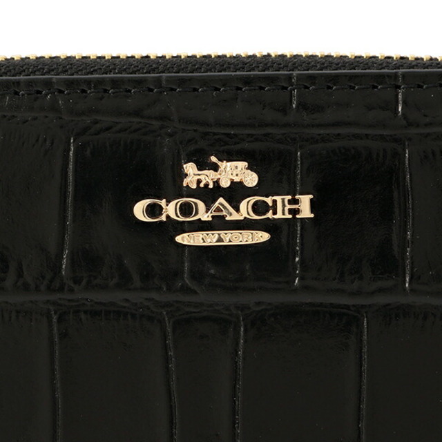 COACH(コーチ)の新品 コーチ COACH 長財布(ラウンドファスナー) アコーディオン ジップ ブラック 黒 レディースのファッション小物(財布)の商品写真