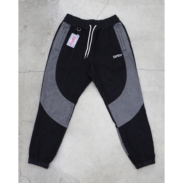 SAPEur DENIM TRACK PANTS