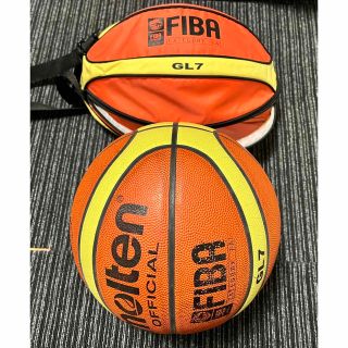 モルテン(molten)の🏀モルテン天然皮革バスケットボールGL7ケース付き🏀(バスケットボール)