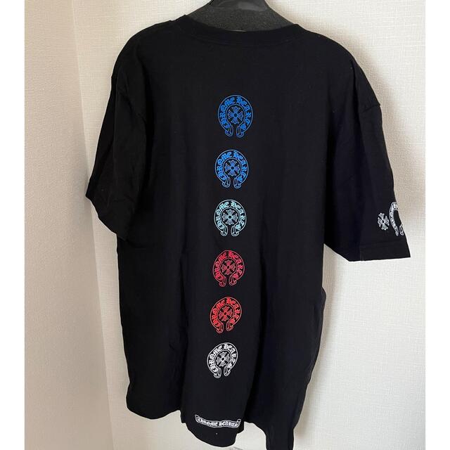 Chrome Hearts(クロムハーツ)のクロムハーツ　マルチカラー　ホースシュー　ティシャツ　ブラック メンズのトップス(Tシャツ/カットソー(半袖/袖なし))の商品写真