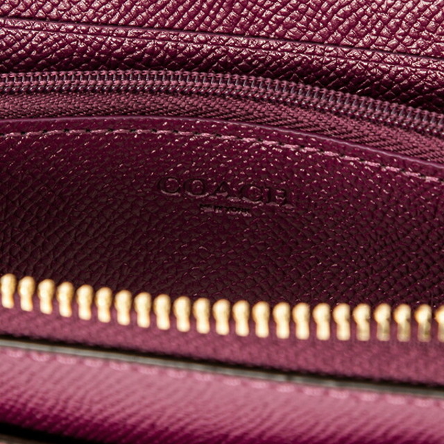 COACH(コーチ)の新品 コーチ COACH 長財布(ラウンドファスナー) アコーディオン ジップ パープル系　紫 レディースのファッション小物(財布)の商品写真