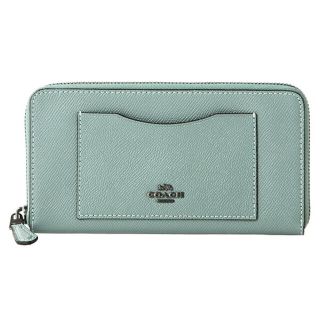 コーチ(COACH)の新品 コーチ COACH 長財布(ラウンドファスナー) アコーディオン ジップ セージグリーン(財布)