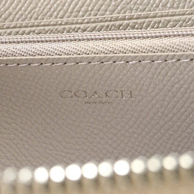 COACH(コーチ)の新品 コーチ COACH 長財布(ラウンドファスナー) アコーディオン ジップ グレージュ系 レディースのファッション小物(財布)の商品写真