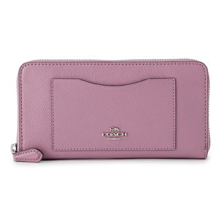 コーチ(COACH)の新品 コーチ COACH 長財布(ラウンドファスナー) アコーディオン ジップ　ウォレット ライラック(財布)