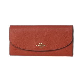 コーチ(COACH)の新品 コーチ COACH 長財布 スリムエンベロープ テラコッタ(財布)