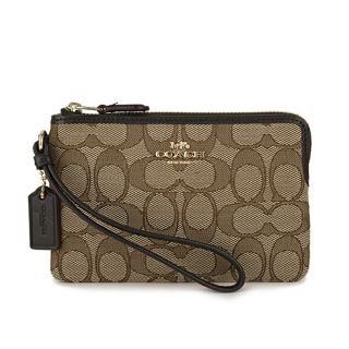 コーチ(COACH)の新品 コーチ COACH ポーチ コーナージップ リスレット カーキ(ポーチ)