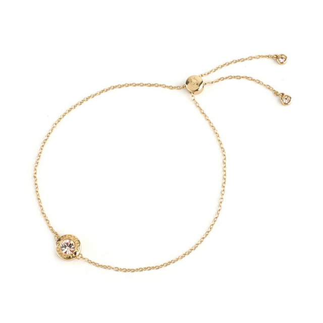 COACH(コーチ)の新品 コーチ COACH ブレスレット SLIDER BRACELET ゴールド 金 レディースのアクセサリー(ブレスレット/バングル)の商品写真