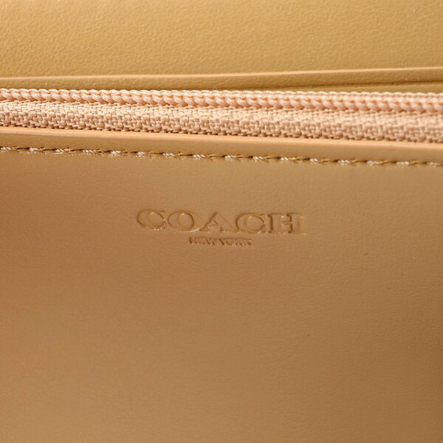 COACH(コーチ)の新品 コーチ COACH 長財布(ラウンドファスナー) アコーディオン ジップ ライトカーキ レディースのファッション小物(財布)の商品写真