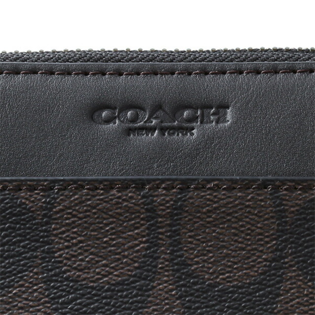 COACH(コーチ)の新品 コーチ COACH 長財布(ラウンドファスナー) ウォレット マホガニー メンズのファッション小物(長財布)の商品写真