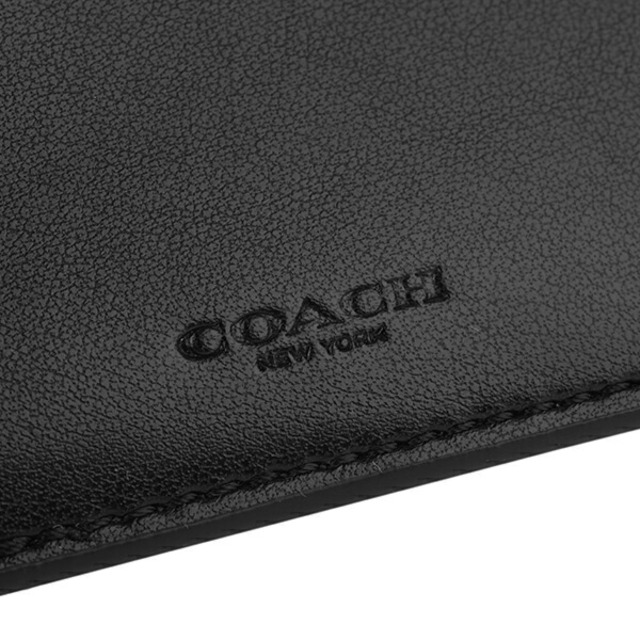 新品 コーチ COACH 2つ折り財布 ダブルビルフォールド ウォレット グレー