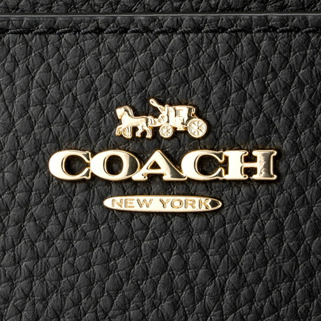 新品 コーチ COACH 長財布(ラウンドファスナー) アコーディオン ジップ ウォレット ブラック 黒