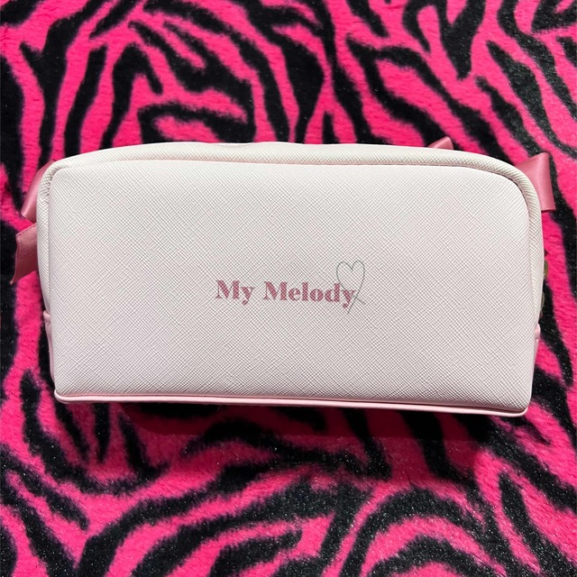 マイメロディ - MY MELODY♡マイメロ♡リボン付きポーチ マイメロディ - MY MELODY♡マイメロ♡リボン付きポーチ