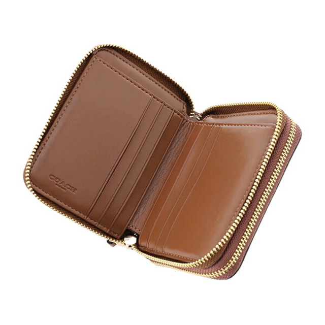COACH - 新品 コーチ COACH 2つ折り財布 スモール ダブルジップ COACH - 新品 コーチ COACH 2つ折り財布 スモール ダブルジップ