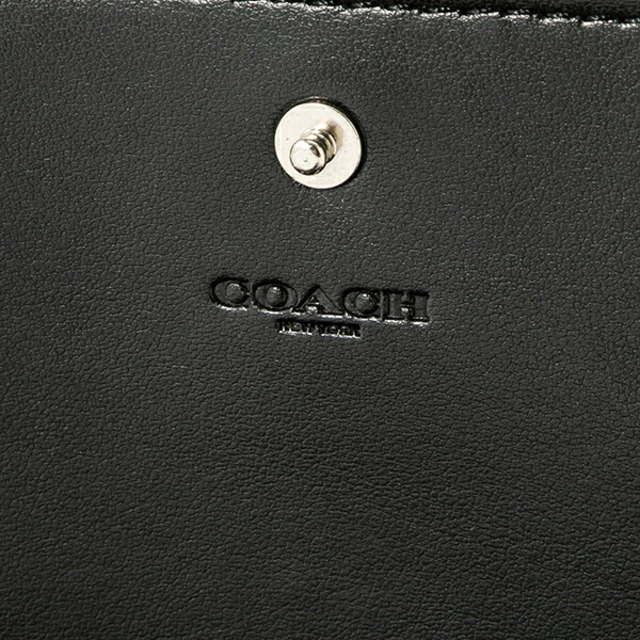 COACH(コーチ)の新品 コーチ COACH 長財布 ボックス トライフォールドウォレット ブラック 黒 レディースのファッション小物(財布)の商品写真