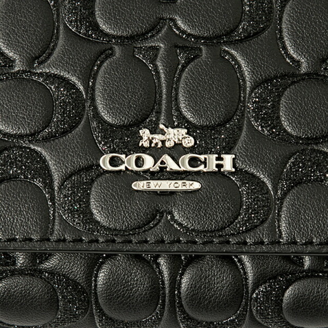 COACH(コーチ)の新品 コーチ COACH 長財布 ボックス トライフォールドウォレット ブラック 黒 レディースのファッション小物(財布)の商品写真