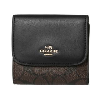 コーチ(COACH)の新品 コーチ COACH 2つ折り財布 スモールウォレット ブラウン(財布)