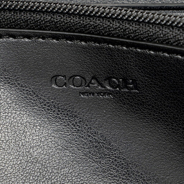 約10×19×2本体重量新品 コーチ COACH 長財布(ラウンドファスナー) アコーディオン ジップアラウンド ブラック