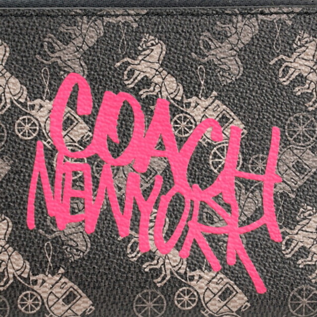 COACH(コーチ)の新品 コーチ COACH 長財布(ラウンドファスナー) スリム アコーディオン ジップ ブラック 黒 レディースのファッション小物(財布)の商品写真