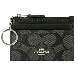 コーチ(COACH)の新品 コーチ COACH コインケース ミニ スキニー IDケース グレー(コインケース)