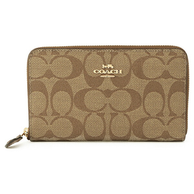 COACH - 新品 コーチ COACH 2つ折り財布 ミディアム ジップ アラウンド
