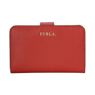 フルラ(Furla)の新品 フルラ FURLA 2つ折り財布 バビロン M ジップアラウンド レッド系(財布)