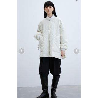 peach様 専用ADAM ET ROPE'サステナブル キルティングブルゾンの通販